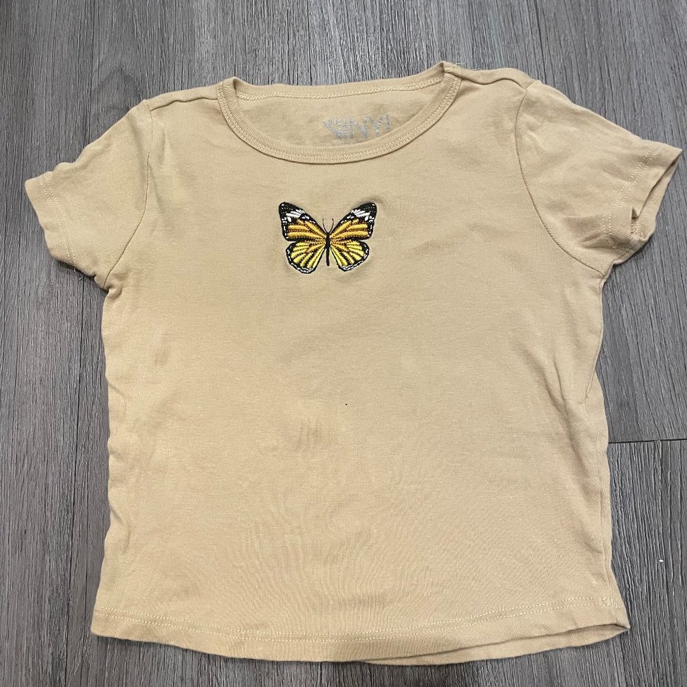 Cropped Butterfly Top